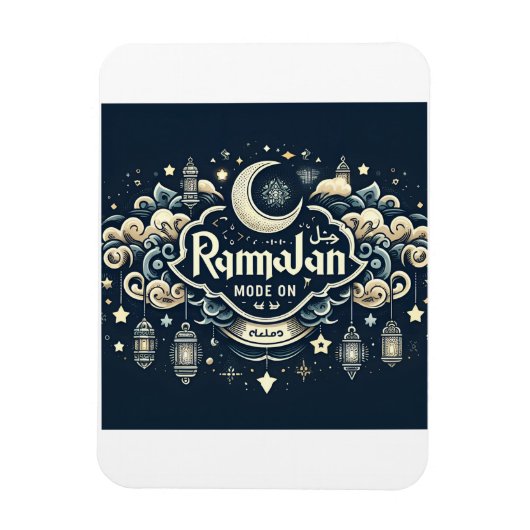 Vier de ramadan met Ramadan ModeOn Magneet (Verticaal)