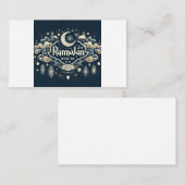 Vier de ramadan met Ramadan ModeOn Notitiekaartje (Voorkant / Achterkant)