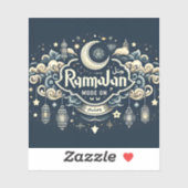 Vier de ramadan met Ramadan ModeOn Sticker (Vel)