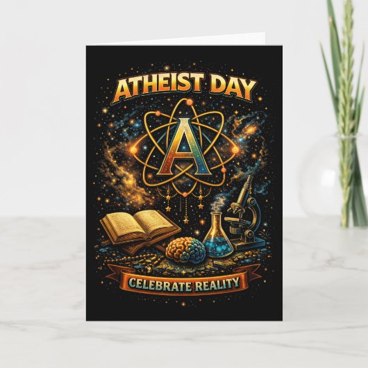 Vier de Realiteit Feestdagen Kaart (Voorkant)