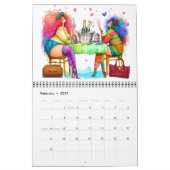 Vier de rondingen kalender (Feb 2027)