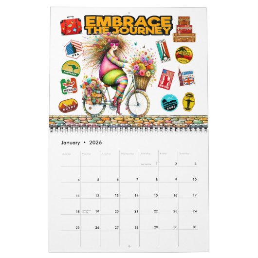 Vier de rondingen kalender (Jan 2026)