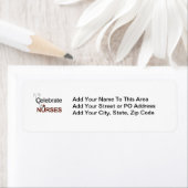 Vier de T-shirts en de Giften van Verpleegsters Etiket (Insitu)