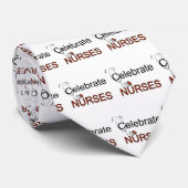 Vier de T-shirts en de Giften van Verpleegsters Stropdas (Opgerold)