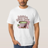 Vier de theecultuur met unieke Matcha-kunst T-shirt (Voorkant)