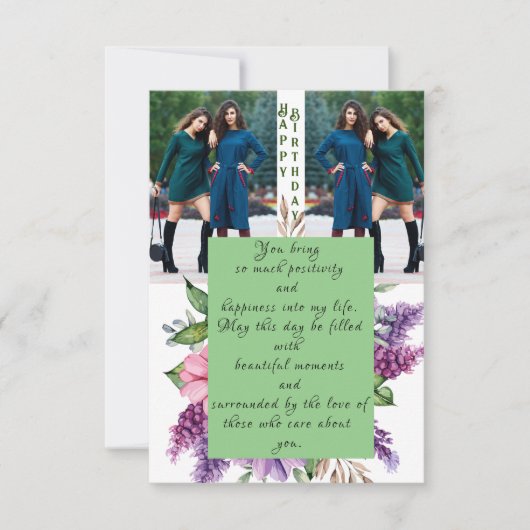 Vier de verjaardag van je vriend kaart (Voorkant)