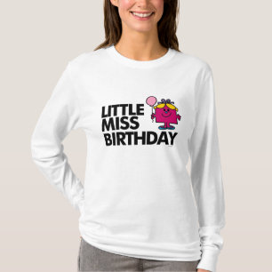Vier de verjaardag van Little Miss T-shirt