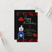 Vier de verjaardag van uw echtgenoot kaart (Voorkant / Achterkant in situ)