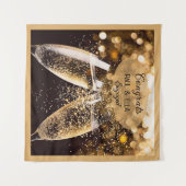 Vier de verloving! Partijinrichting Wandkleed (Voorkant (horizontaal))