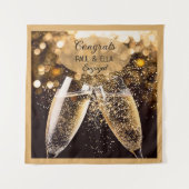 Vier de verloving! Partijinrichting Wandkleed (Voorkant)