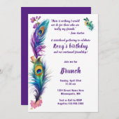 Vier de vriendschap van vrouwen Verjaardag Brunch Kaart (Voorkant / Achterkant)