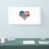 Vier de Vrijheid 4 Juli Banner (Beurs)