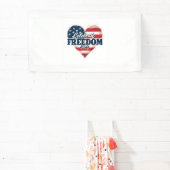 Vier de Vrijheid 4 Juli Banner (Insitu)