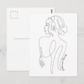 Vier de vrouw in jou - Omarm je vrouwelijkheid Briefkaart (Voorkant / Achterkant)