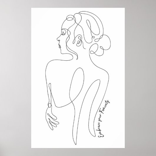 Vier de vrouw in jou - Omarm je vrouwelijkheid Poster (Voorkant)
