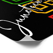 Vier de zwarte geschiedenis van het negentiende Af Poster (Hoek)