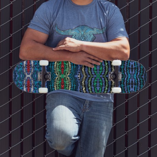 Vier delen Harmony Doorschijnende Wisselende Vorme Persoonlijk Skateboard (Buiten 3)