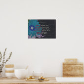 Vier dingen voor Fitness Succes Poster (Keuken)