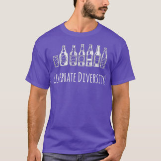 Vier Diversiteit - Funny Craft Beer Drink T-shirt