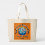 Vier diversiteit. grote tote bag (Achterkant)