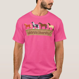 Vier Diversity Horse Breed Shirt Equestrian T