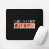 Vier Diversity Meat Eater Shirt _ BBQ Grill S Muismat (Met muis)