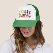 Vier Diversity-pet Trucker Pet (In situ)