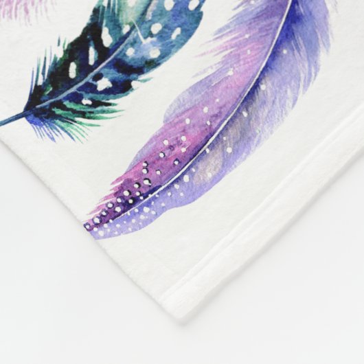 Vier doezelvaten fleece deken (Hoek)