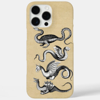 Vier Dragons Sepia iPhone 16 Pro Max Hoesje
