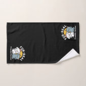 Vier echte vrienden voor altijd | Schattige kat en Bad Handdoek (Handdoek)