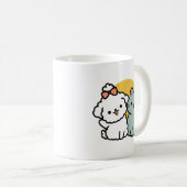 Vier echte vrienden voor altijd | Schattige kat en Koffiemok (Voorkant rechts)