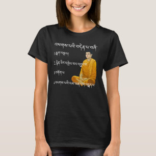 Vier Edele Truths in Tibetan Boeddhisme van Boedha T-shirt