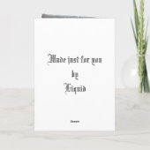 Vier een Dag van de Sneeuw! Personaliseerbare Feestdagen Kaart (Achterkant)