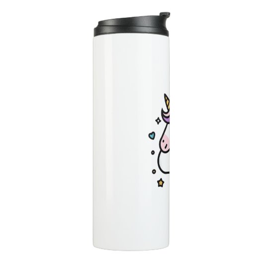 Vier een gelukkig 4-jarig verjaardagsfeest voor Gi Thermosbeker (Gedraaid links)