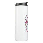 Vier een gelukkig 8 jaar oud verjaardagsfeest voor thermosbeker (Gedraaid links)