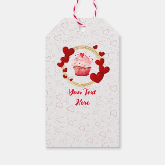 Vier een kleine traktatie voor iemand lief cadeaulabel (Achterkant)