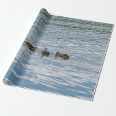 Vier eenden op de rivier cadeaupapier (Uitgerold)