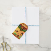 Vier eenheid: een vreugdevolle Kwanzaa-bijeenkomst Cadeaulabel (Met Touw)