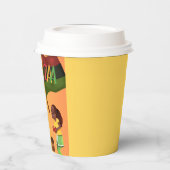 Vier eenheid: een vreugdevolle Kwanzaa-bijeenkomst Papieren Bekers (Links)