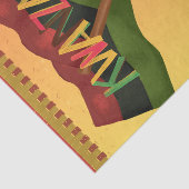 Vier eenheid: een vreugdevolle Kwanzaa-bijeenkomst Tissuepapier (Detail)