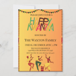 "Vier Eénheid: Een Vrolijke Kwanzaa-bijeenkomst" Kaart