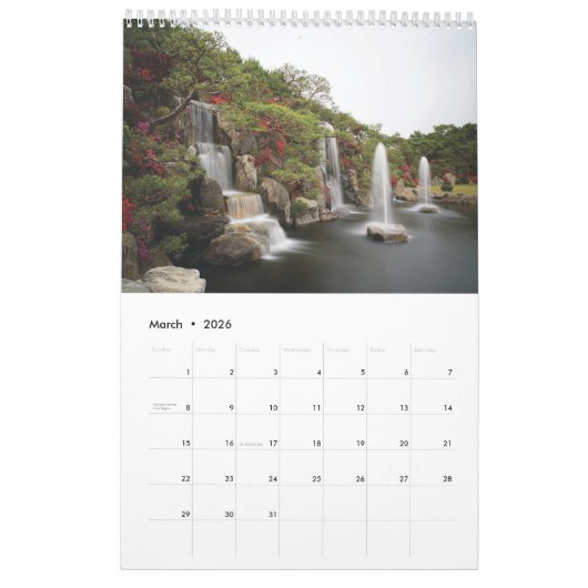 Vier eenvoudige seizoenen 2025 kalender (Mar 2026)