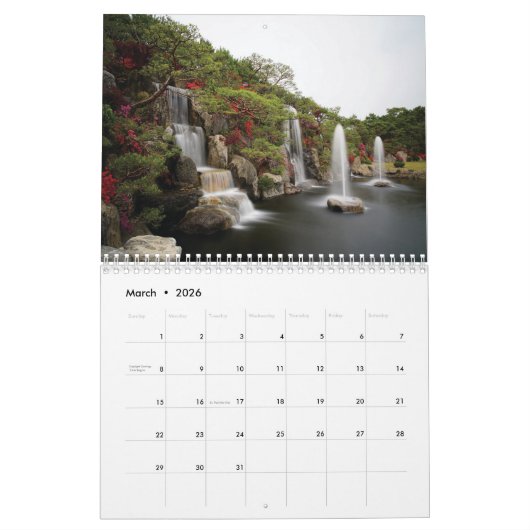 Vier eenvoudige seizoenen 2025 kalender (Mar 2026)