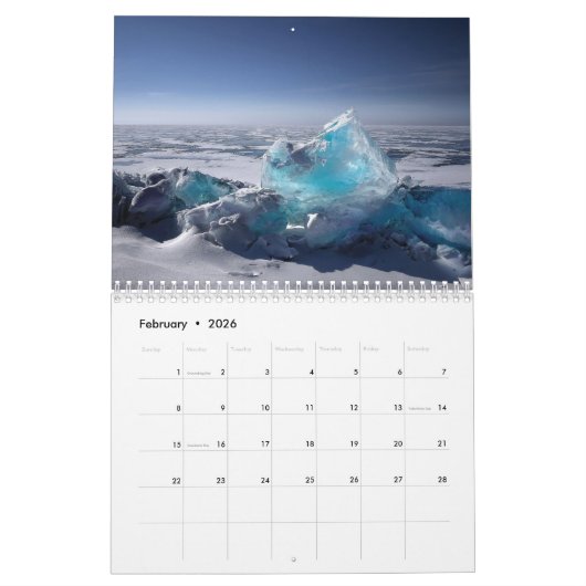 Vier eenvoudige seizoenen 2025 kalender (Feb 2026)