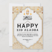 Vier Eid met mooie digitale en afdrukbare Feestdagenkaart (Voorkant)
