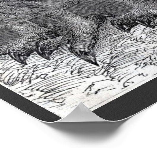 Vier Eigenaars  zwart-wit Poster (Hoek)