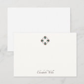 Vier Elegant Bijen Aangepast Visitekaartje Notitiekaartje (Voorkant / Achterkant)