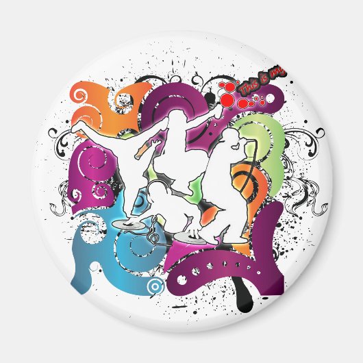 Vier elementen 101 magneet (Voorkant)