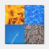 Vier elementen magneet (Voorkant)