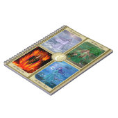 Vier elementen notitieboek (Linkerzijde)